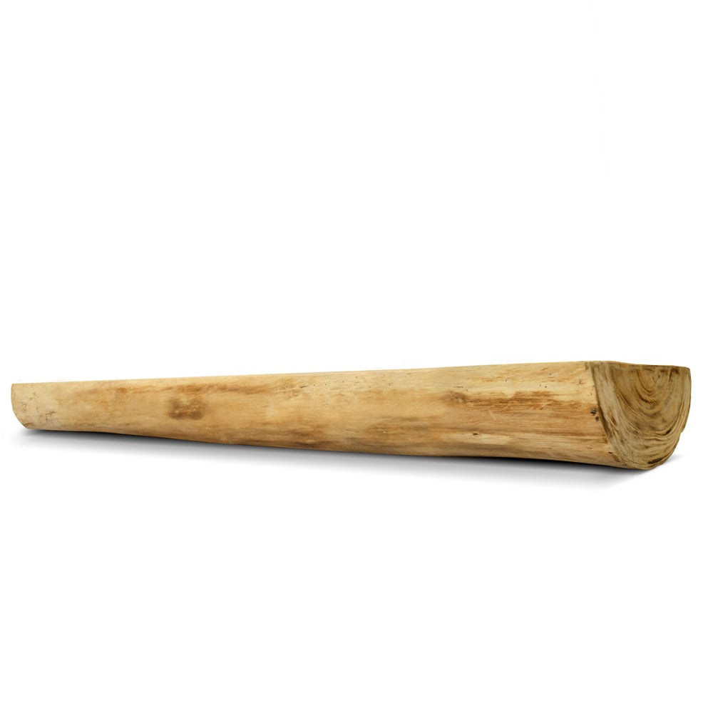 Wall shelf Tree trunk Teak