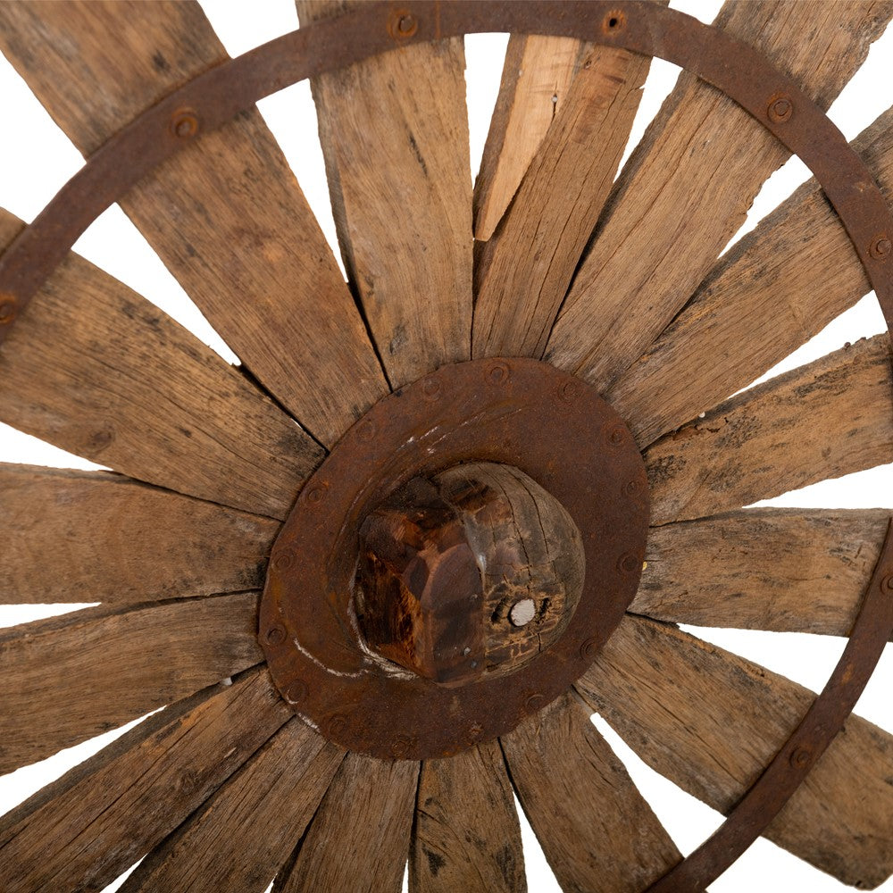 Beeldhouwwerk Charkha (set van 2)