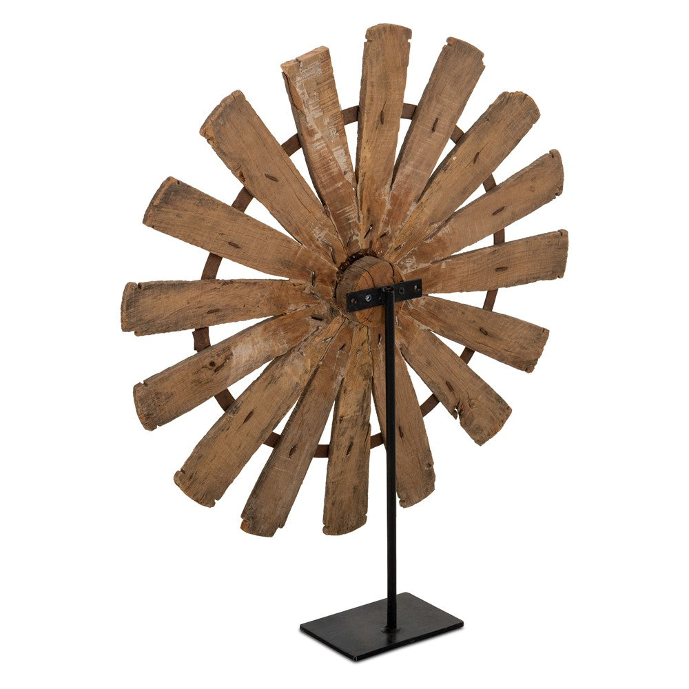 Beeldhouwwerk Charkha (set van 2)