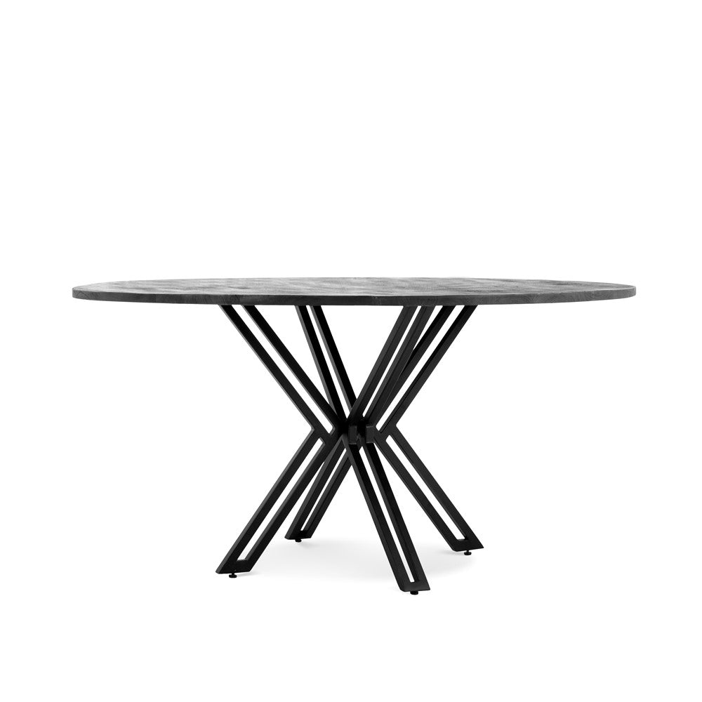 Eettafel rond Yana Black 120