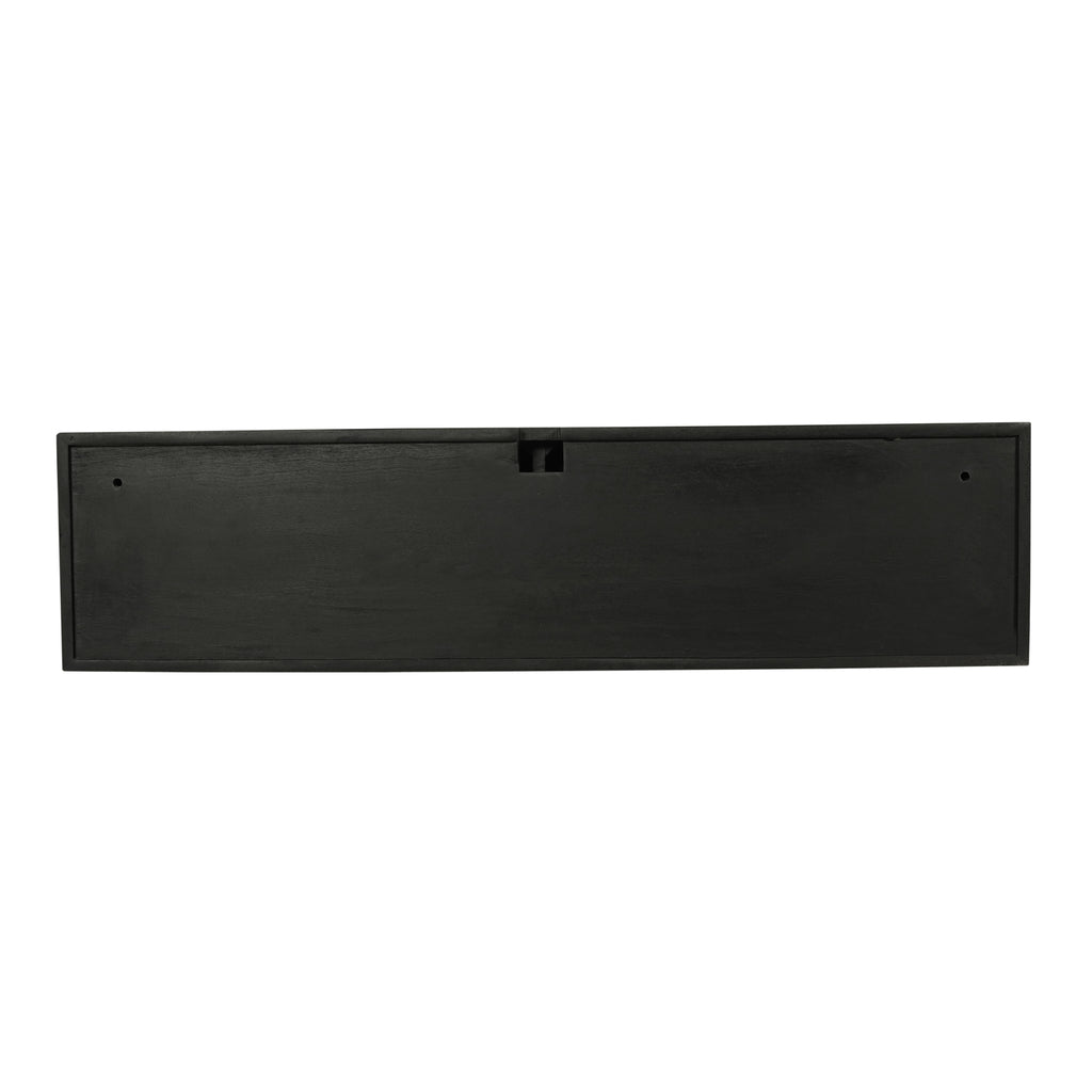 Zwevend tv-meubel Madison Zwart | 120 cm