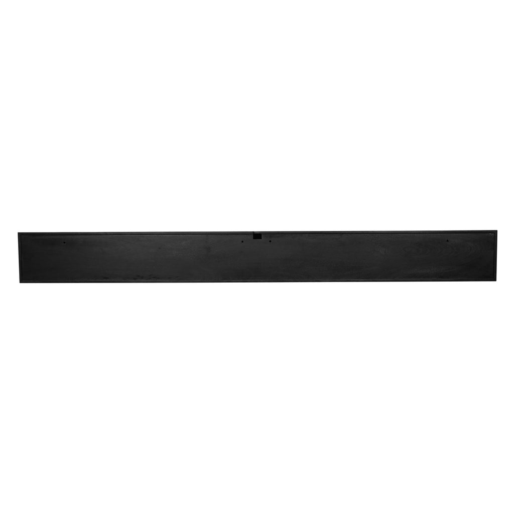 Zwevend tv-meubel Madison Zwart | 280 cm