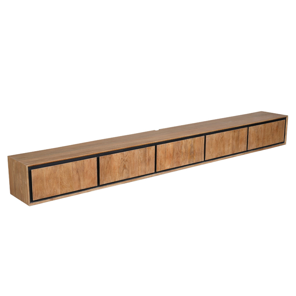 Zwevend tv-meubel RichWood | 280 cm