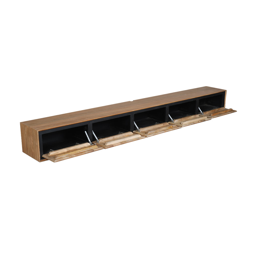 Zwevend tv-meubel RichWood | 280 cm